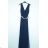Šaty letní na ramínka dámské (S/M ONE SIZE) ITALSKÁ MÓDA IMPBB22B21841 weiß S / M