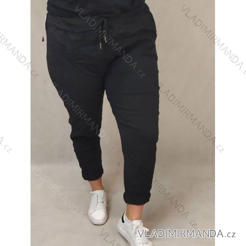 Lange Stretch-Hose für Damen in Übergröße (XL/2XL/3XL Einheitsgröße) ITALIAN FASHION IMC23091