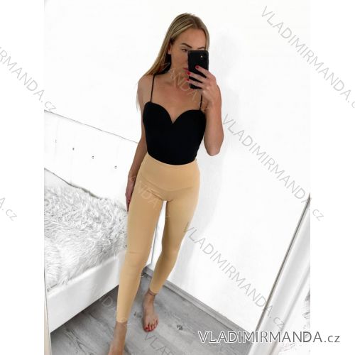 Lange Damenleggings (S-XL) MIEGO MIE23523-1/DUR S beige