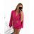 Damen-Latzhose/Kleid mit langen Ärmeln und Gürtel (Einheitsgröße S/M) ITALIAN FASHION IMM23m27030