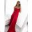 Langes, elegantes Partykleid für Damen mit Trägern (S/M EINHEITSGRÖSSE) ITALIAN FASHION IMPBB23B23505