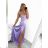Langes, elegantes Partykleid für Damen mit Trägern (S/M EINHEITSGRÖSSE) ITALIAN FASHION IMPBB23B23505