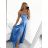 Langes, elegantes Partykleid für Damen mit Trägern (S/M EINHEITSGRÖSSE) ITALIAN FASHION IMPBB23B23505