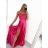 Langes, elegantes Partykleid für Damen mit Trägern (S/M EINHEITSGRÖSSE) ITALIAN FASHION IMPBB23B23505