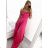 Langes, elegantes Partykleid für Damen mit Trägern (S/M EINHEITSGRÖSSE) ITALIAN FASHION IMPBB23B23505