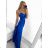Šaty letní na ramínka dámské (S/M ONE SIZE) ITALSKÁ MÓDA IMPBB22B21841 S/M schwarz