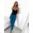 Lange Stretchhose für Damen (Einheitsgröße L/XL) ITALIAN FASHION IMC23090
