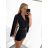 Kurzer Damen-Overall mit langen Ärmeln (S/M ONE SIZE) ITALIAN FASHION IMWE23724