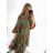 Langärmliges Sommer-Hemdkleid für Damen (S/M/L Einheitsgröße) INDIAN FASHION IMWY23123