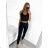 Damen Jogginghose aus Samt (S-XL) TURKISH FASHION TMWL20633 S/M schwarz