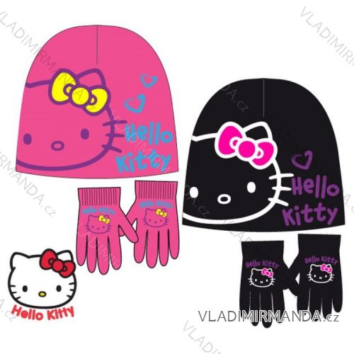 Set von Hüten und Handschuhen für Kinder Hello Kitty (52-54) SUN CITY NH4332