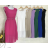 Elegantes, ärmelloses Kleid mit Falten für Damen (Einheitsgröße S/M) ITALIAN FASHION IMPGM231853