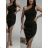 Elegantes ärmelloses Damenkleid (S/M EINHEITSGRÖSSE) ITALIAN FASHION IMWD231787