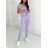 Damen-Trainingsanzug, T-Shirt und Jogginghose (S-XL) POLISH FASHION PMWD231800