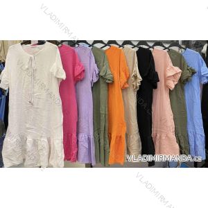 Sommerkleid Carmen aus Musselin für Damen (Einheitsgröße S/M) ITALIAN FASHION IMWE231506