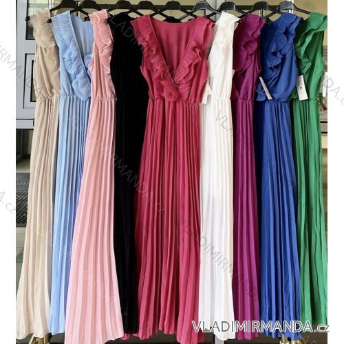 Sommerkleid Carmen aus Musselin für Damen (Einheitsgröße S/M) ITALIAN FASHION IMWE231506