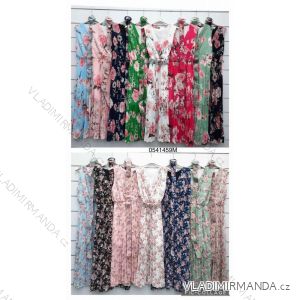 Langes ärmelloses Sommerkleid für Damen (S/M EINHEITSGRÖSSE) ITALIAN FASHION IMWD230541459M