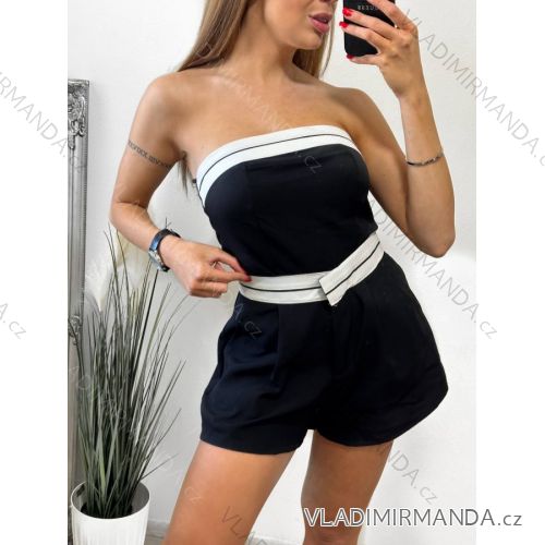 Sommer-Trägertop für Damen (S/M ONE SIZE) ITALIAN FASHION IMM23M23865 S/M schwarz