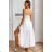 Sommerkleid Carmen aus Musselin für Damen (Einheitsgröße S/M) ITALIAN FASHION IMWE231506