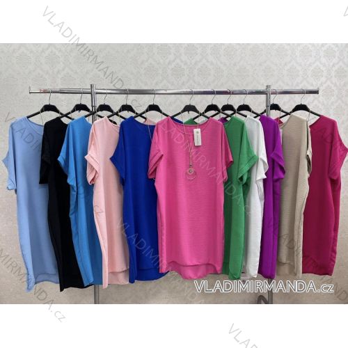 Sommerkleid Carmen aus Musselin für Damen (Einheitsgröße S/M) ITALIAN FASHION IMWE231506