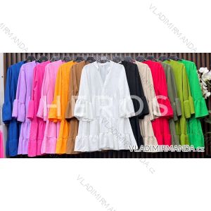 Sommerkleid Carmen aus Musselin für Damen (Einheitsgröße S/M) ITALIAN FASHION IMWE231506