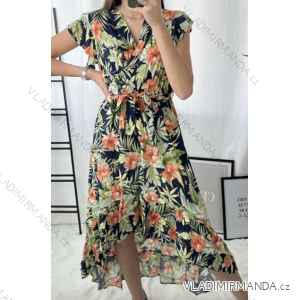 Sommerkleid Carmen aus Musselin für Damen (Einheitsgröße S/M) ITALIAN FASHION IMWE231506
