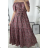 Sommerkleid Carmen aus Musselin für Damen (Einheitsgröße S/M) ITALIAN FASHION IMWE231506