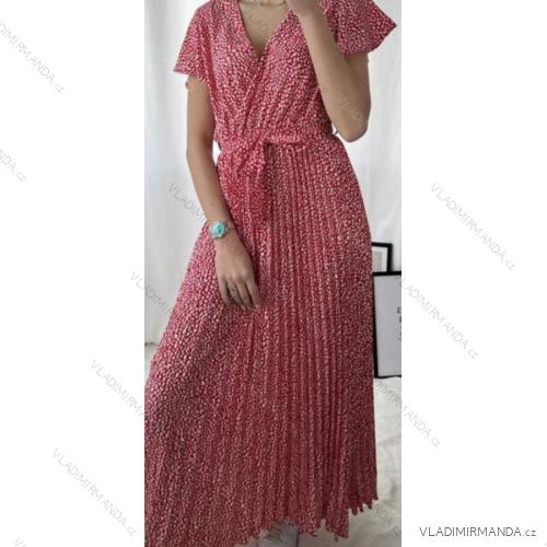 Sommerkleid Carmen aus Musselin für Damen (Einheitsgröße S/M) ITALIAN FASHION IMWE231506