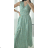 Sommerkleid Carmen aus Musselin für Damen (Einheitsgröße S/M) ITALIAN FASHION IMWE231506
