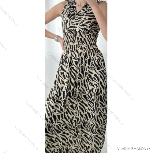 Sommerkleid Carmen aus Musselin für Damen (Einheitsgröße S/M) ITALIAN FASHION IMWE231506