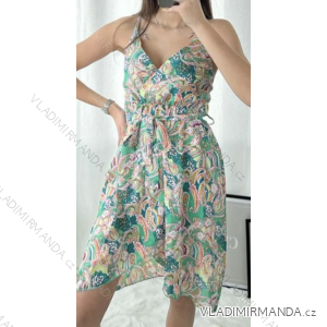 Sommerkleid Carmen aus Musselin für Damen (Einheitsgröße S/M) ITALIAN FASHION IMWE231506