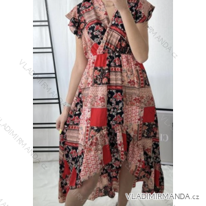 Sommerkleid Carmen aus Musselin für Damen (Einheitsgröße S/M) ITALIAN FASHION IMWE231506