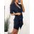 Kleid mit 3/4 Ärmeltasche für Damen (uni sl) ITALIAN Fashion IMWD20529 S/M béžová