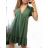Carmen Sommer Sommer Schulterkleid (UNI S / M) ITALIENISCHE MODE IMM20628 M / L béžová