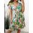 Langes Sommer Damenkleid (uni s-m) ITALIAN FASHION IMM20119 S/M blau