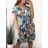 Langes Sommer Damenkleid (uni s-m) ITALIAN FASHION IMM20119 S/M blau