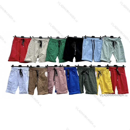 Stretch-Shorts für Damen (S / M ONE SIZE) ITALIAN FASHION IMD22456