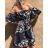 Carmen Sommer Sommer Schulterkleid (UNI S / M) ITALIENISCHE MODE IMM20628