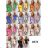 Sommer Tunika Kurzarm und lang gestreiften Rock Frauen (uni xs-m) ITALIENISCHE MODE IM119426