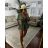 Damen-Overall mit kurzem Sommershirt und kurzen Ärmeln (S/M Einheitsgröße) ITALIAN FASHION IMM23M4698