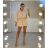 Damen-Overall mit kurzem Sommershirt und kurzen Ärmeln (S/M Einheitsgröße) ITALIAN FASHION IMM23M4698