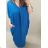 Šaty oversize krátký rukáv dámské (L/XL/2XL/3XL ONE SIZE) ITALSKÁ MÓDA IMD20451 4XL / 5XL Kerosin