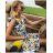 Trägerloses Sommerkleid für Damen (Einheitsgröße S/M) ITALIAN FASHION IMM23M5781