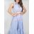 Ärmelloses Leinenkleid für Damen (UNI SM) ITALIAN FASHION IMM20249