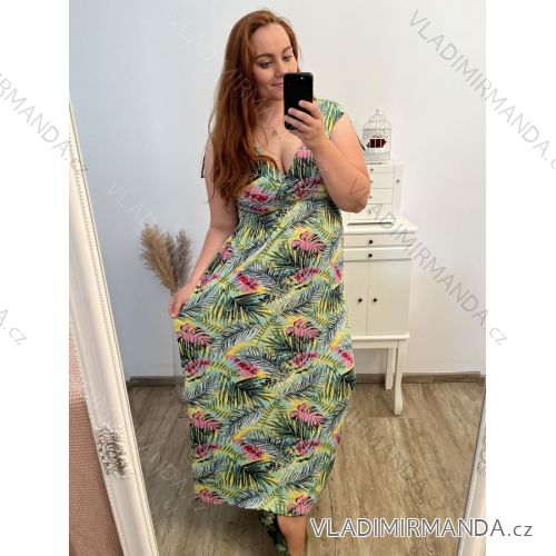 Damen Lang Kurzarm Kleid (S / M ONE SIZE) FRENCH FASHION FMB21008