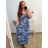 Damen Lang Kurzarm Kleid (S / M ONE SIZE) FRENCH FASHION FMB21008 L/XL gelb