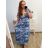 Damen Lang Kurzarm Kleid (S / M ONE SIZE) FRENCH FASHION FMB21008