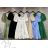 Sommerkleid aus Musselin für Damen mit kurzen Ärmeln (Einheitsgröße S/M) ITALIAN FASHION IMWGS232025