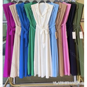 Sommerkleid Carmen aus Musselin für Damen (Einheitsgröße S/M) ITALIAN FASHION IMWE231506