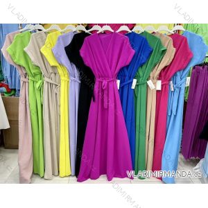Sommerkleid Carmen aus Musselin für Damen (Einheitsgröße S/M) ITALIAN FASHION IMWE231506